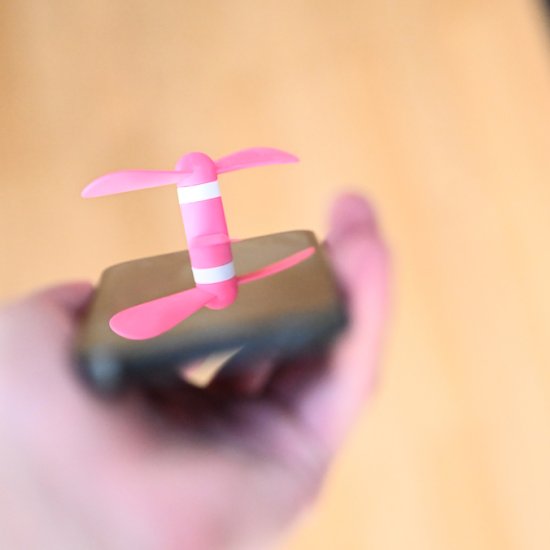 Mini-fläkt för iPhone och Android - Klicka på bilden för att stänga