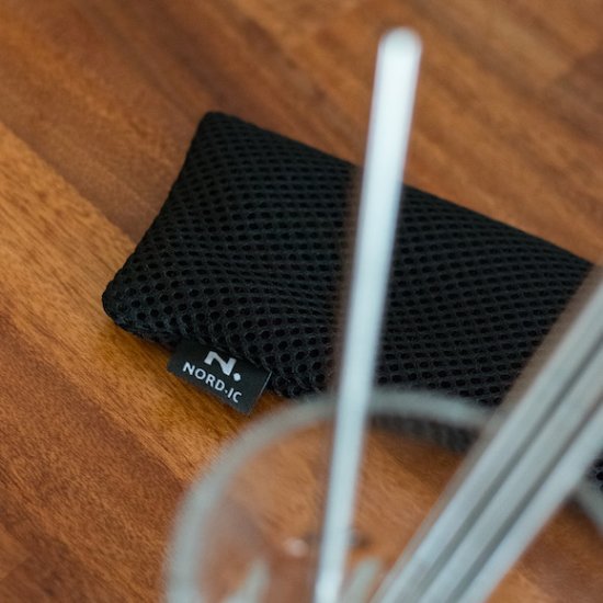 Sugrör i metall (4 st) - Klicka på bilden för att stänga