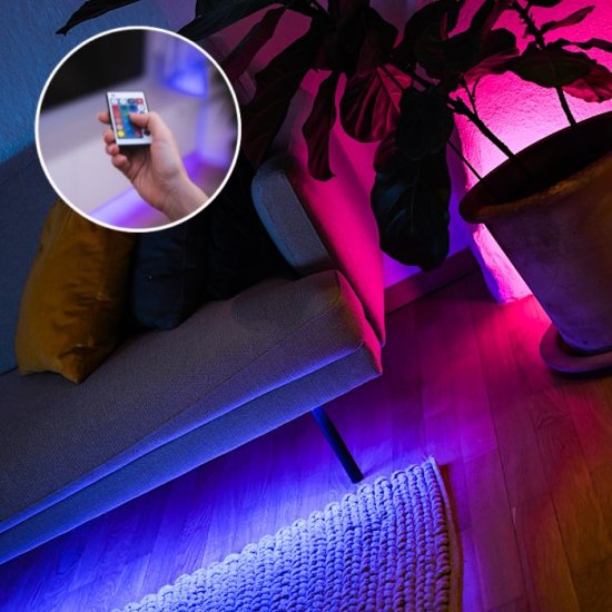 LED-belysning med ljuseffekter (3 meter) - Klicka på bilden för att stänga