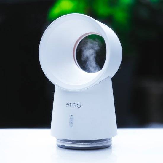 Atigo AIR 2.0 - Luftfuktare med nattlampa - Klicka på bilden för att stänga
