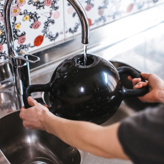 Water Kettlebell med dubbla handtag och justerbar vikt - Klicka på bilden för att stänga