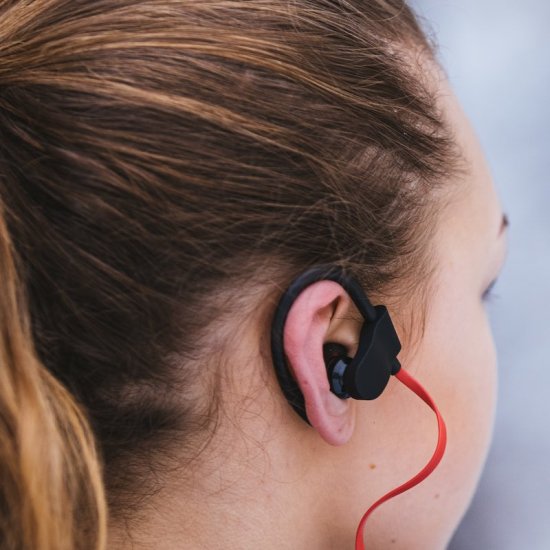 Trådlösa sporthörlurar med Bluetooth - Klicka på bilden för att stänga