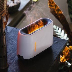 Elektrisk eld - Visuella flammor av vattenånga