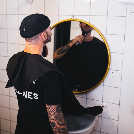 Rakförkläde - Förkläde för rakning - Klicka på bilden för att stänga