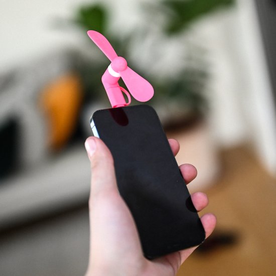 Mini-fläkt för iPhone och Android - Klicka på bilden för att stänga