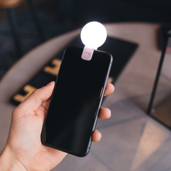 LED Selfie-lampa - Klicka på bilden för att stänga