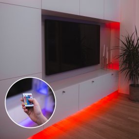 Aktiv LED-amblight för TV eller hembelysning