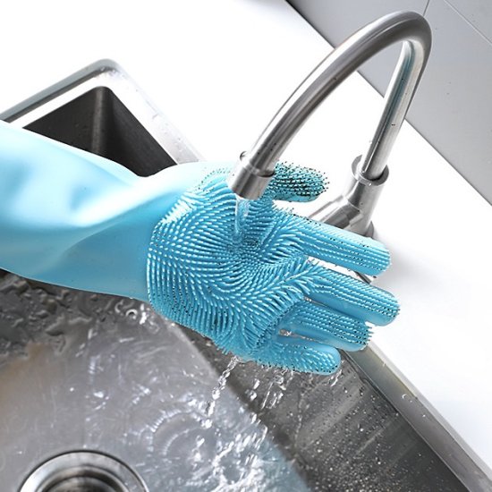 Diskhandskar i silikon (1 par) - Klicka på bilden för att stänga