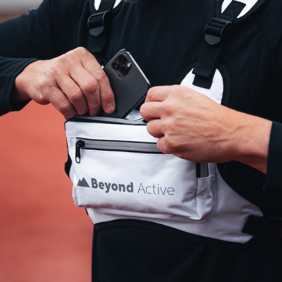 Vattentät reflexväst med fickor - Klicka på bilden för att stänga