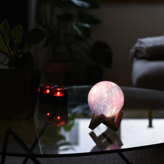 Trådlös Månlampa 3D - Klicka på bilden för att stänga