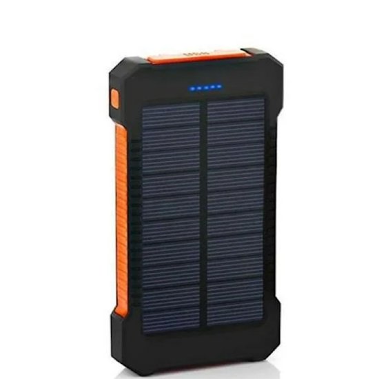 Powerbank med solceller - Klicka på bilden för att stänga