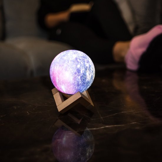 Trådlös Månlampa 3D - Klicka på bilden för att stänga