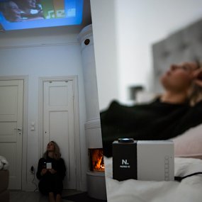 Portabel projektor för mobiltelefon och dator - NORD-IC Portabel projektor för mobiltelefon och dator - NORD-IC