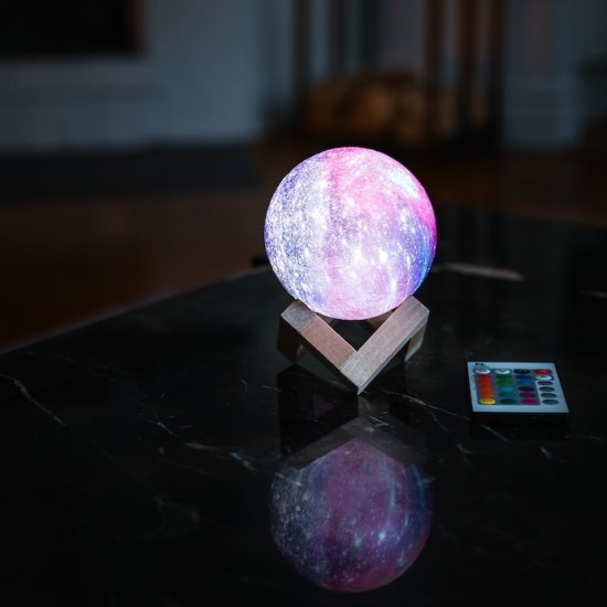 Trådlös Månlampa 3D - Klicka på bilden för att stänga