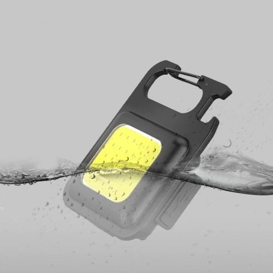 Vattentät outdoor-ficklampa USB - Klicka på bilden för att stänga