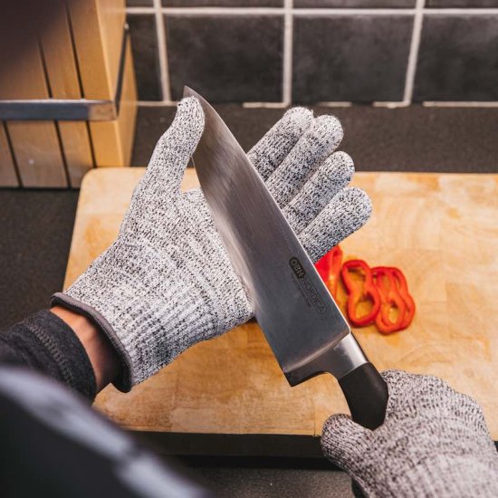 Skyddande handskar mot stick och skärsår - Klicka på bilden för att stänga