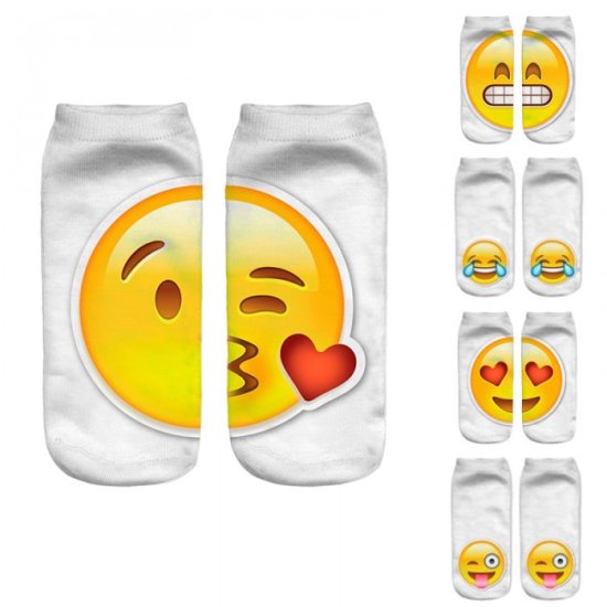 Emoji strumpor (4 par) - Klicka på bilden för att stänga