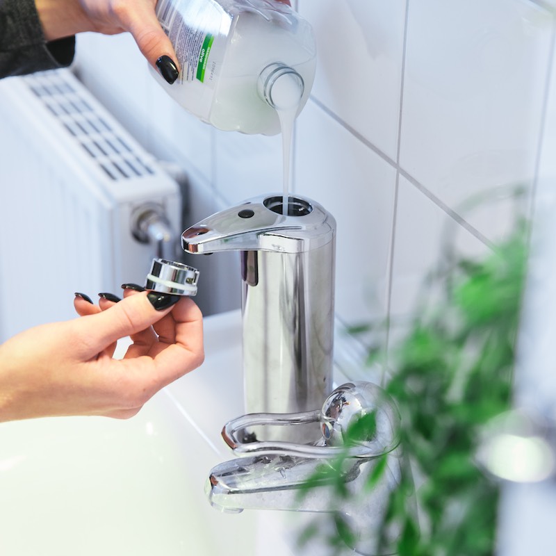Automatisk tvålpump med sensor