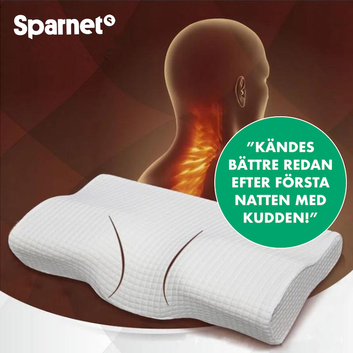 Formande nackkudde med Memory Foam