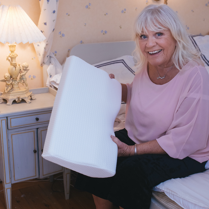 Formande nackkudde med Memory Foam