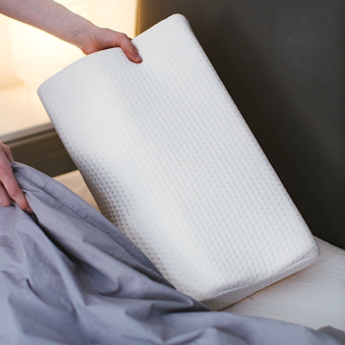 Formande nackkudde med Memory Foam