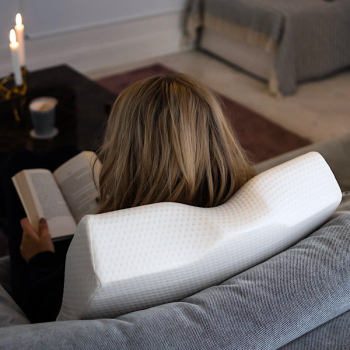 Formande nackkudde med Memory Foam