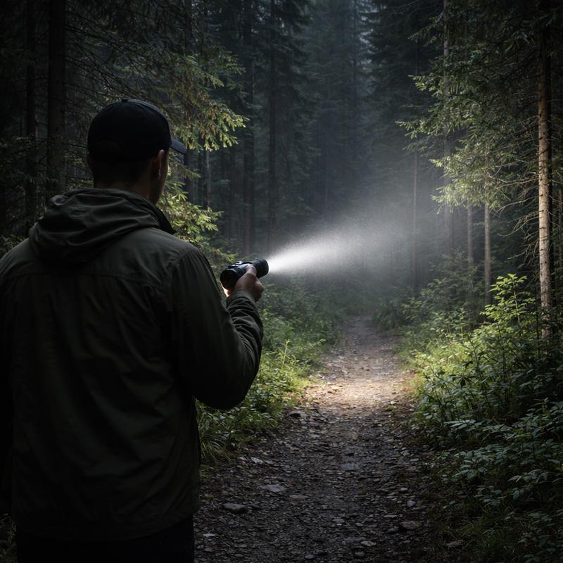 Superstark Ficklampa med USB-laddning